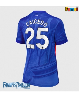 Chelsea Moises Caicedo #25 Tricou Fotbal Replică 2025-26 Femei Acasa